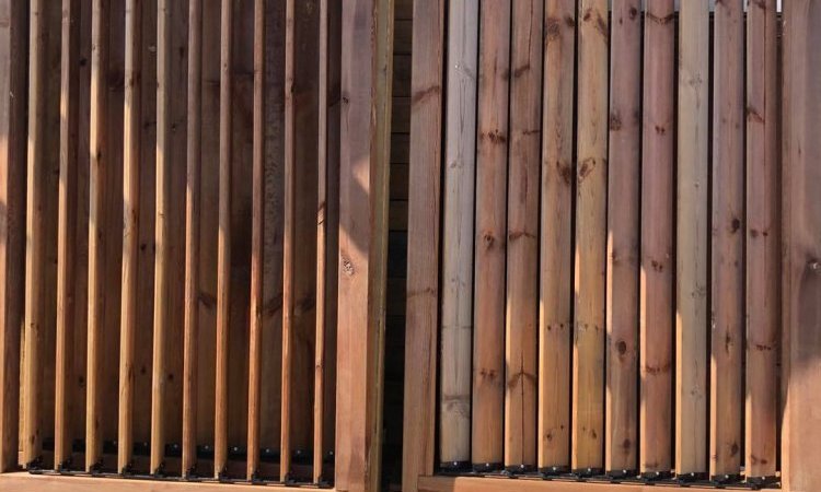 ABL Agencement Travaux Saint-Privat-des-Vieux - Création de brise vue orientable en bois
